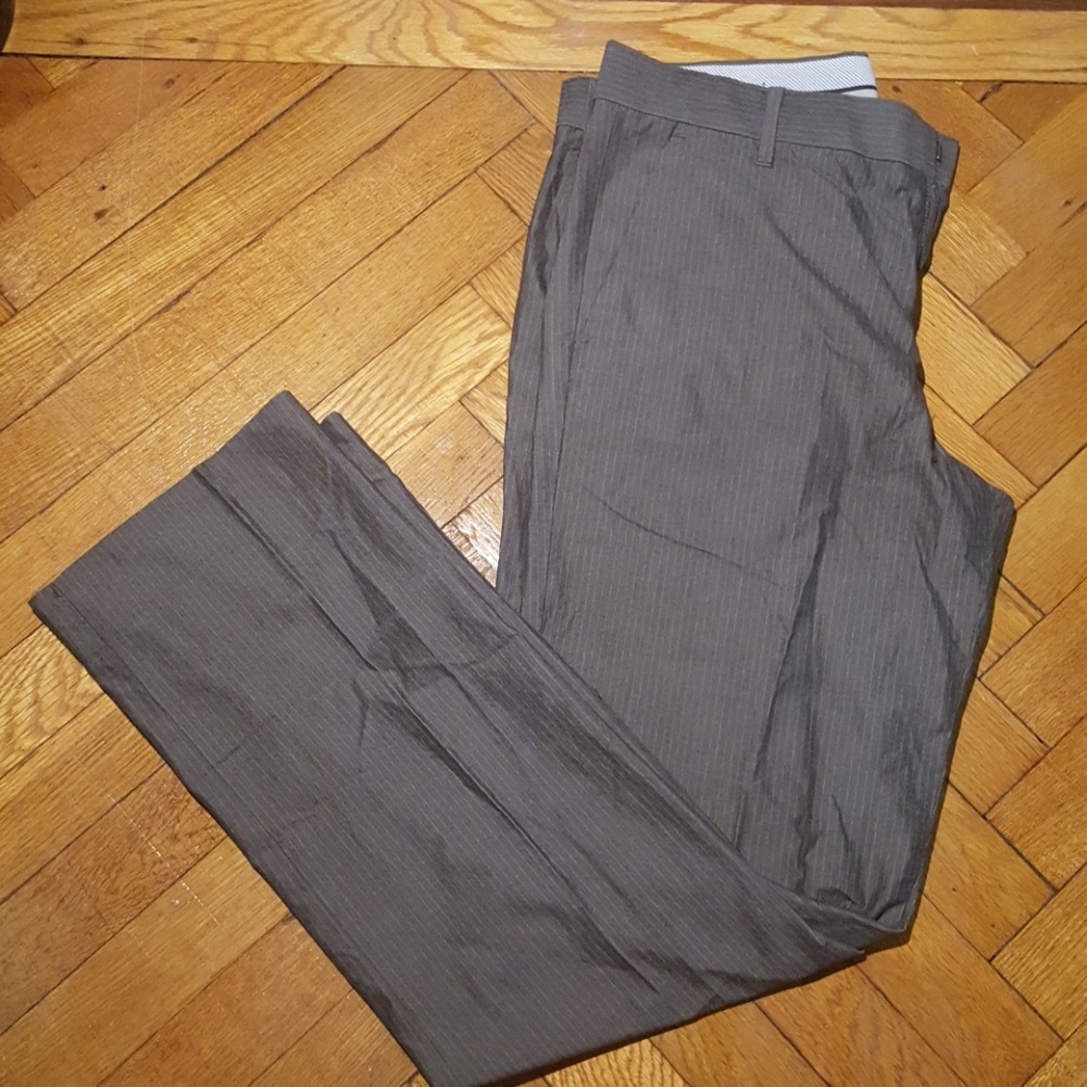 Pinstriped Dress Pants